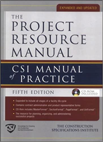 The Project Resource Manual: CSI Manual of Practice (5th Edition) - Epub + Converted Pdf